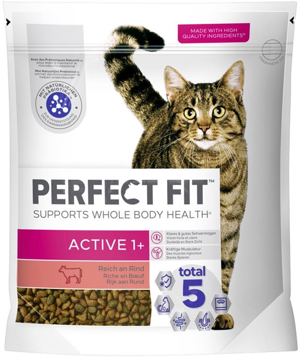 Perfect Fit Perfect Fit Droogvoer Adult Active Rund - 1,4 kg