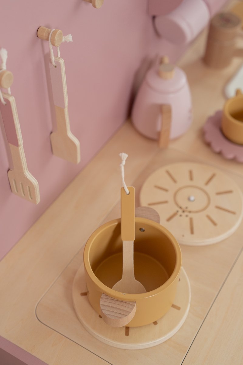 Little Dutch Speelkeuken - Hout - Pink — afbeelding 5