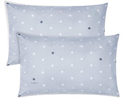 Baby Toddler Pillow Cover - 2 Pieces 100% Cotton - Kinderen Bed Kussenhoezen 40x60cm - Zacht en Ademend Baby Kussen voor Jongens en Meisjes Bedtextiel - Kids Reis Kussen Hoes