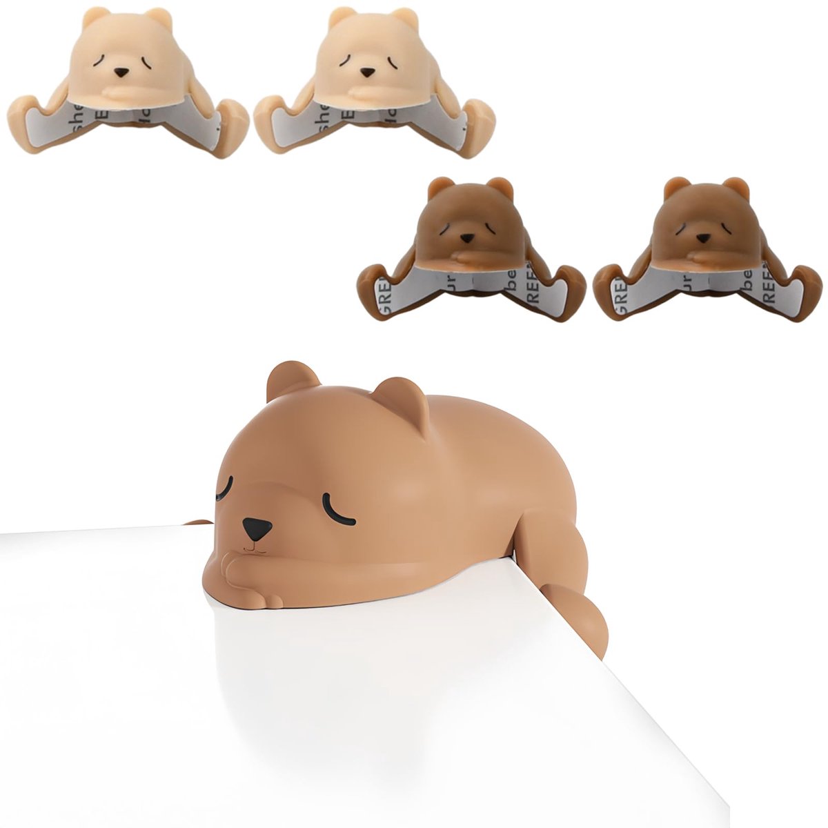 Ibenzoa® Veiligheidshoekbeschermers met Zelfklevende Randbescherming voor Meubilair - Set van 4 Stuks