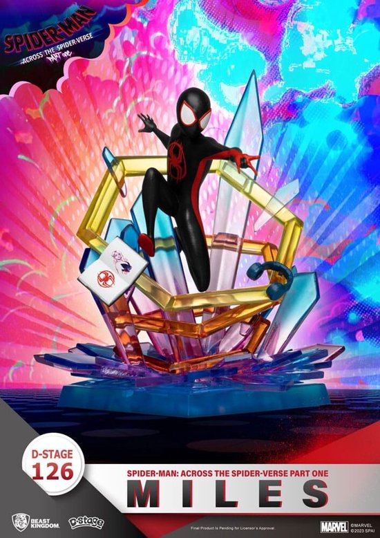 Beast Kingdom Toys Marvel D-Stage PVC Diorama Spider-Man: Across the Spider-Verse Part One-Miles 15 cm Dioramas
