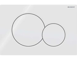 Geberit Sigma01 Drukplaat - Wit