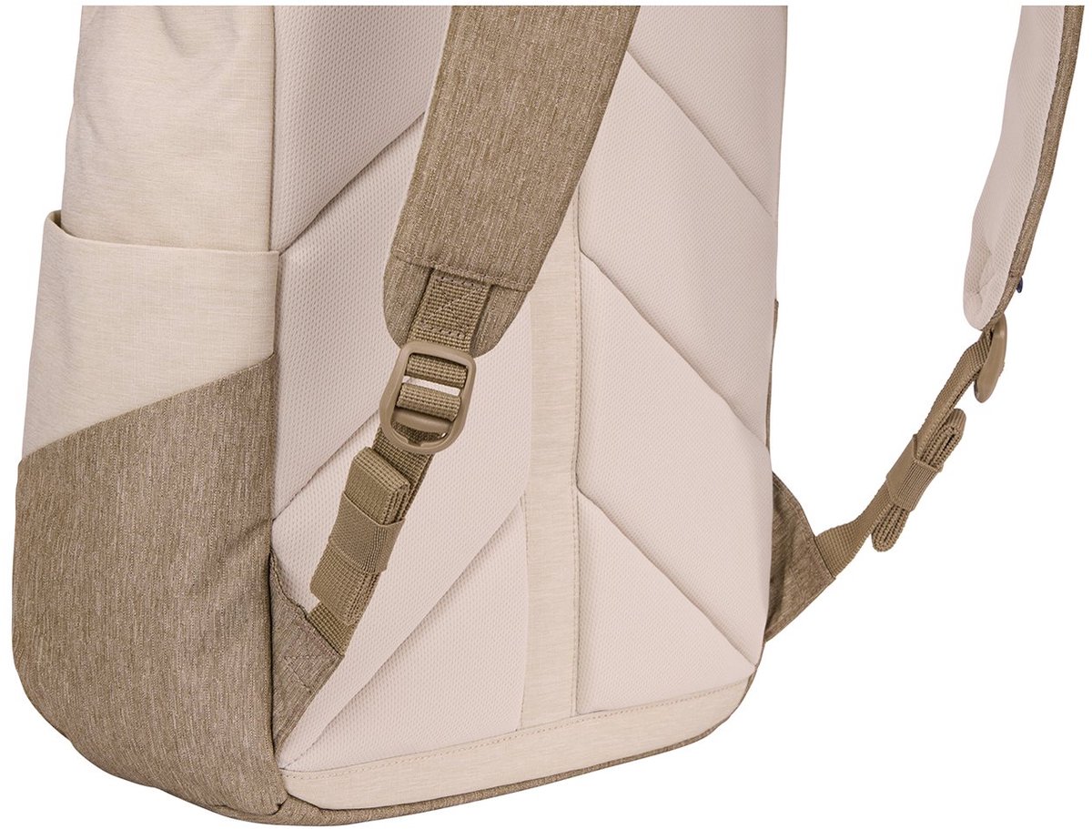 THULE Vrije tijd rugzak Rugzak met laptopvak Lithos Backpack 16L Pelican Gray / Faded Khaki Beige – foto 7
