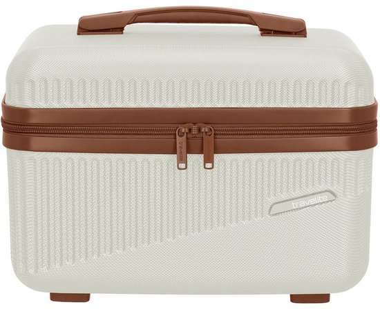 Travelite Bali - Toilettas 36 cm (weiß/cognac)