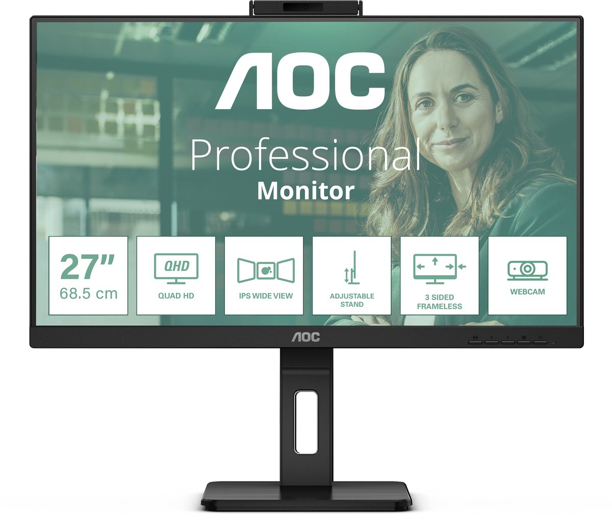 Monitor AOC Q27P3QW 27" IPS Flicker free