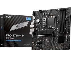 MSI Pro B760M-P - Moederbord - Intel B760 - Micro-ATX - Socket 1700 - DDR4