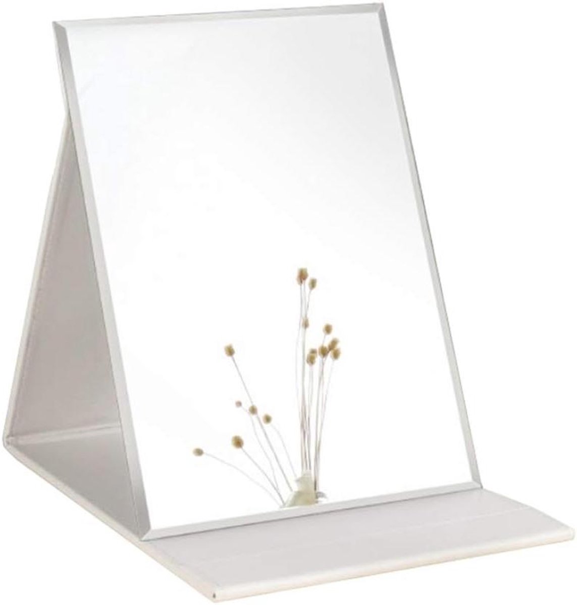 Portable Super HD Makeup Mirror - Multi Stand Angle, Hand Free/Handheld/Tabletop, Foldable - 6.9X4.9 inch