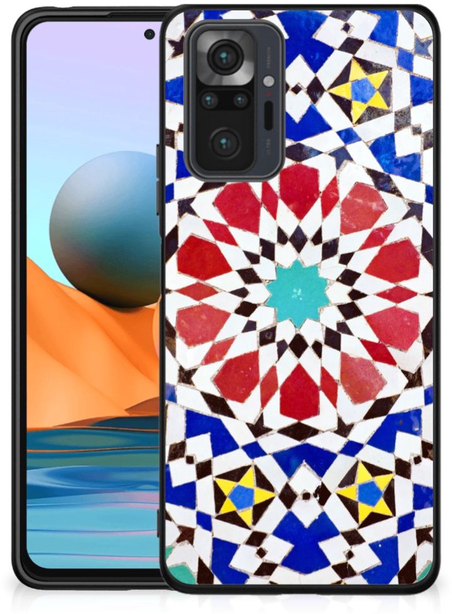 Xiaomi Redmi Note 10 Pro Marmeren Print Telefoonhoesje Mozaïek