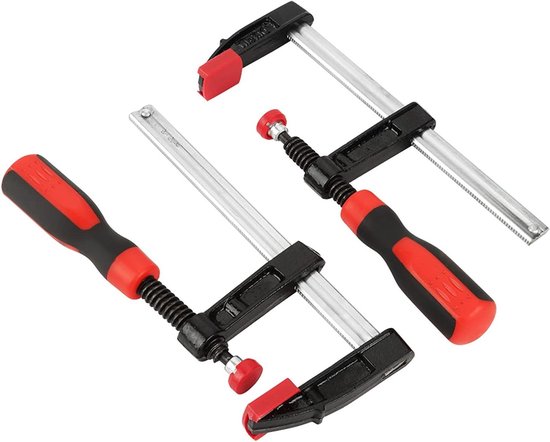 Set Van 10 F-Klemmen 300/200/150 Mm - Gietijzeren Houtklem Voor Houtbewerking
