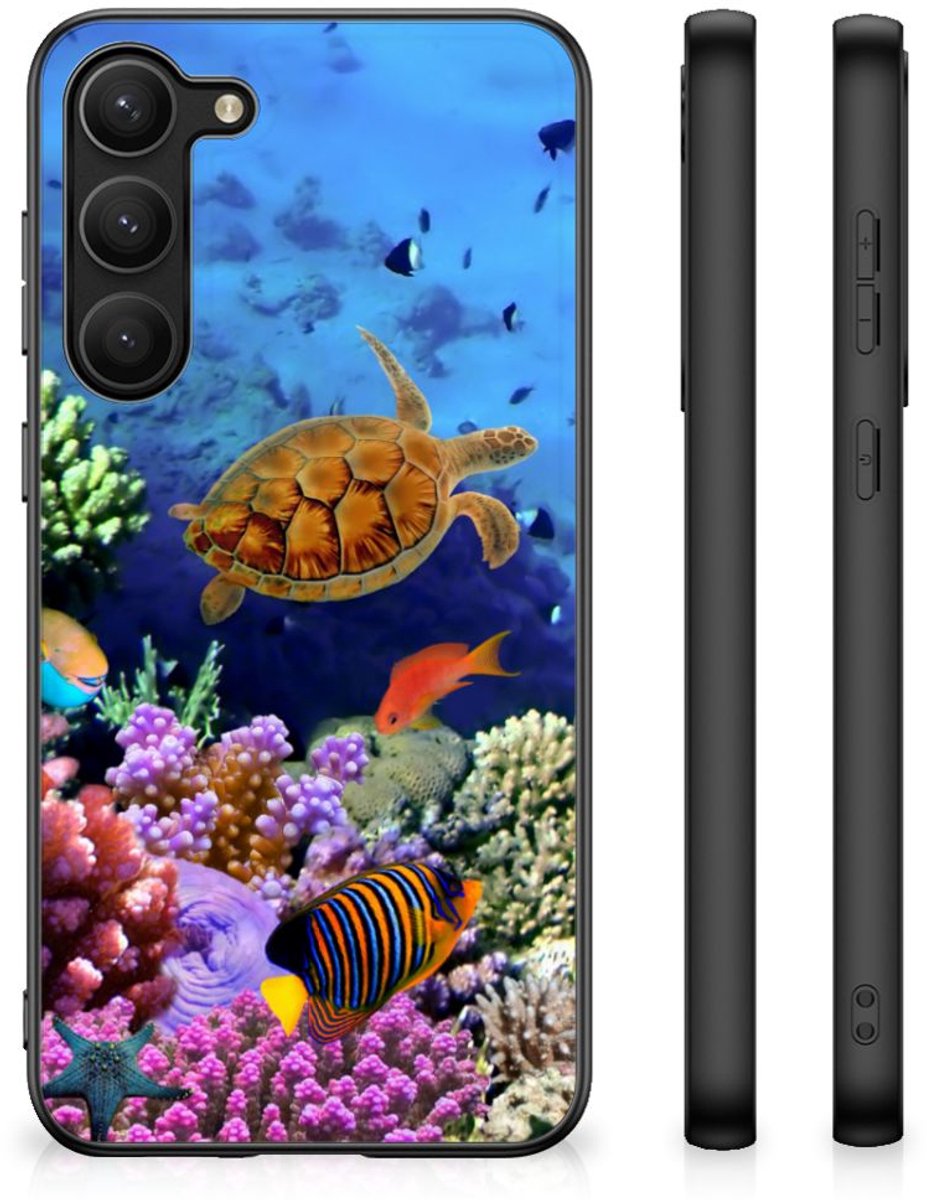 Back Cover voor Samsung Galaxy S23 Plus Dierenprint Telefoonhoesje Vissen