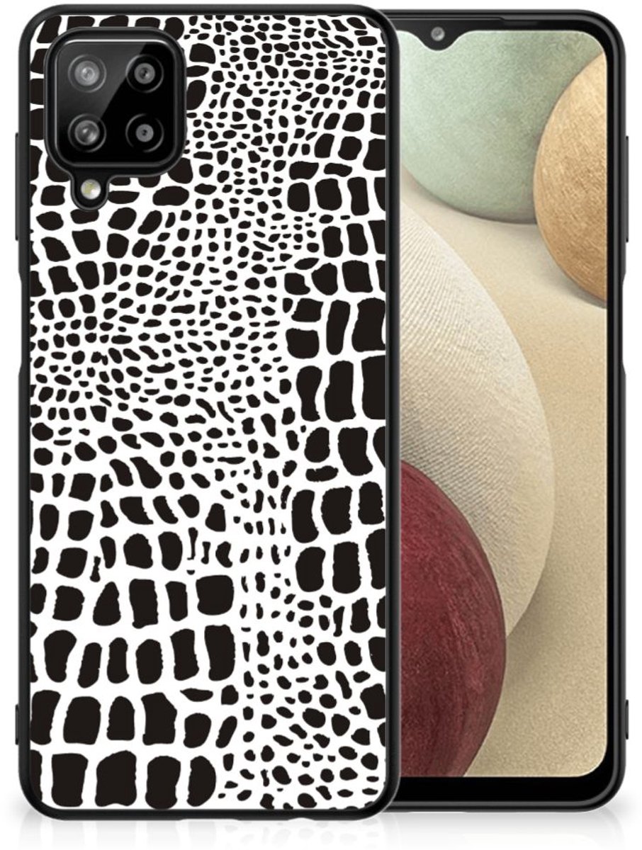 Samsung Galaxy A12 Dierenprint Telefoonhoesje Slangenprint