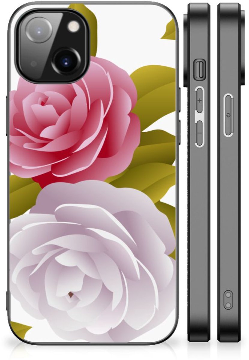 Apple iPhone 13/14 Bloemen Hoesje Roses