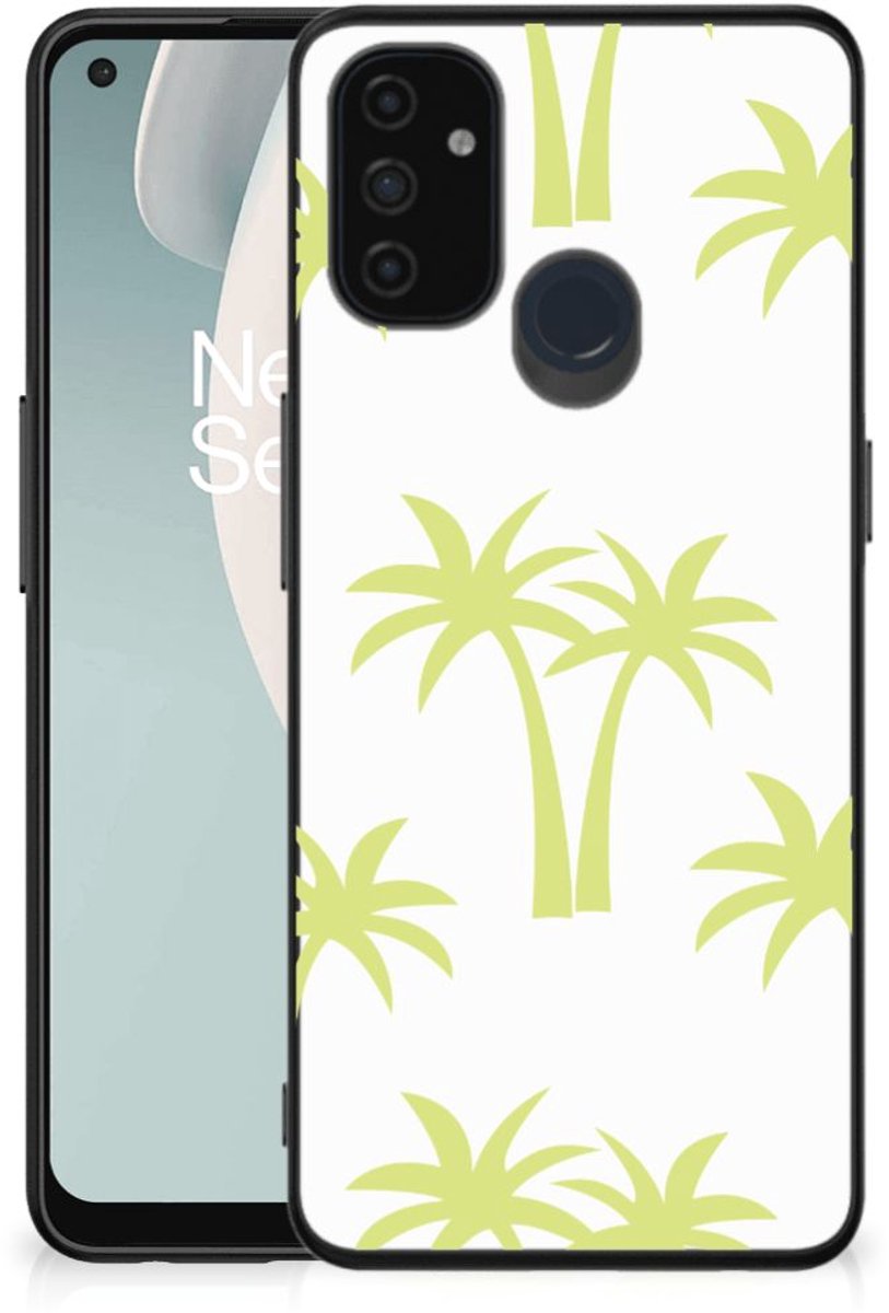 OnePlus Nord N100 Bloemen Hoesje Palmtrees