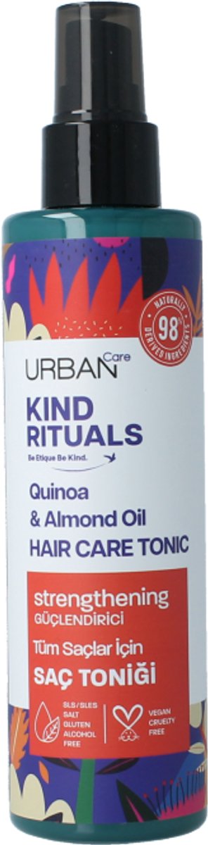 Urban Care Kind rituals quinoa & almond haircare tonic 200 Milliliter