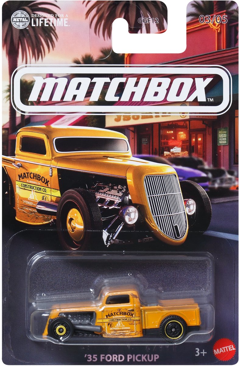 Matchbox JCG49, Auto, 3 jaar, Metaal, Kunststof, Meerkleurig