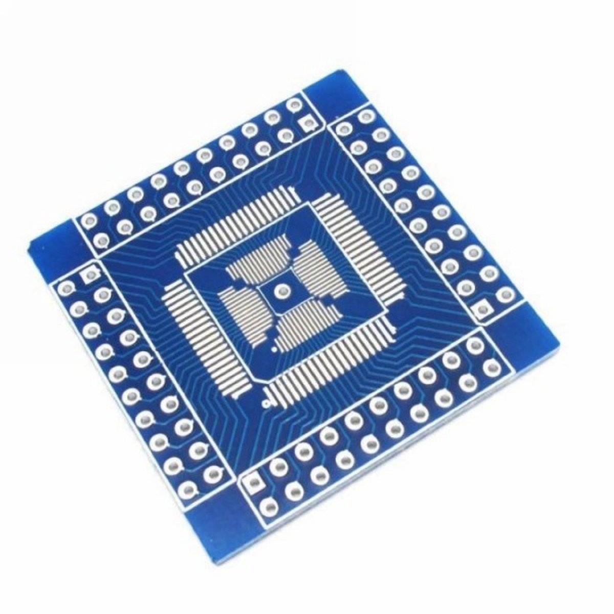 QFN/QFP/TQFP/LQFP 16-80 Feet to DIP Double-Sided Adapter Board PCB