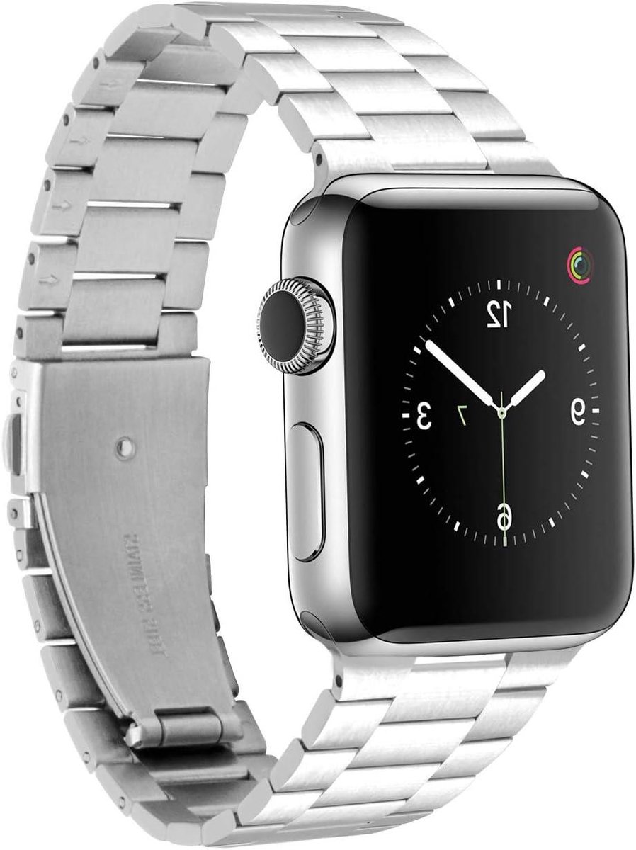 JGS Premium - RVS horlogeband geschikt voor Apple Watch SE-serie 6 5 4 3 2 1 - sportarmband dames heren - 38mm 40mm 42mm 44mm