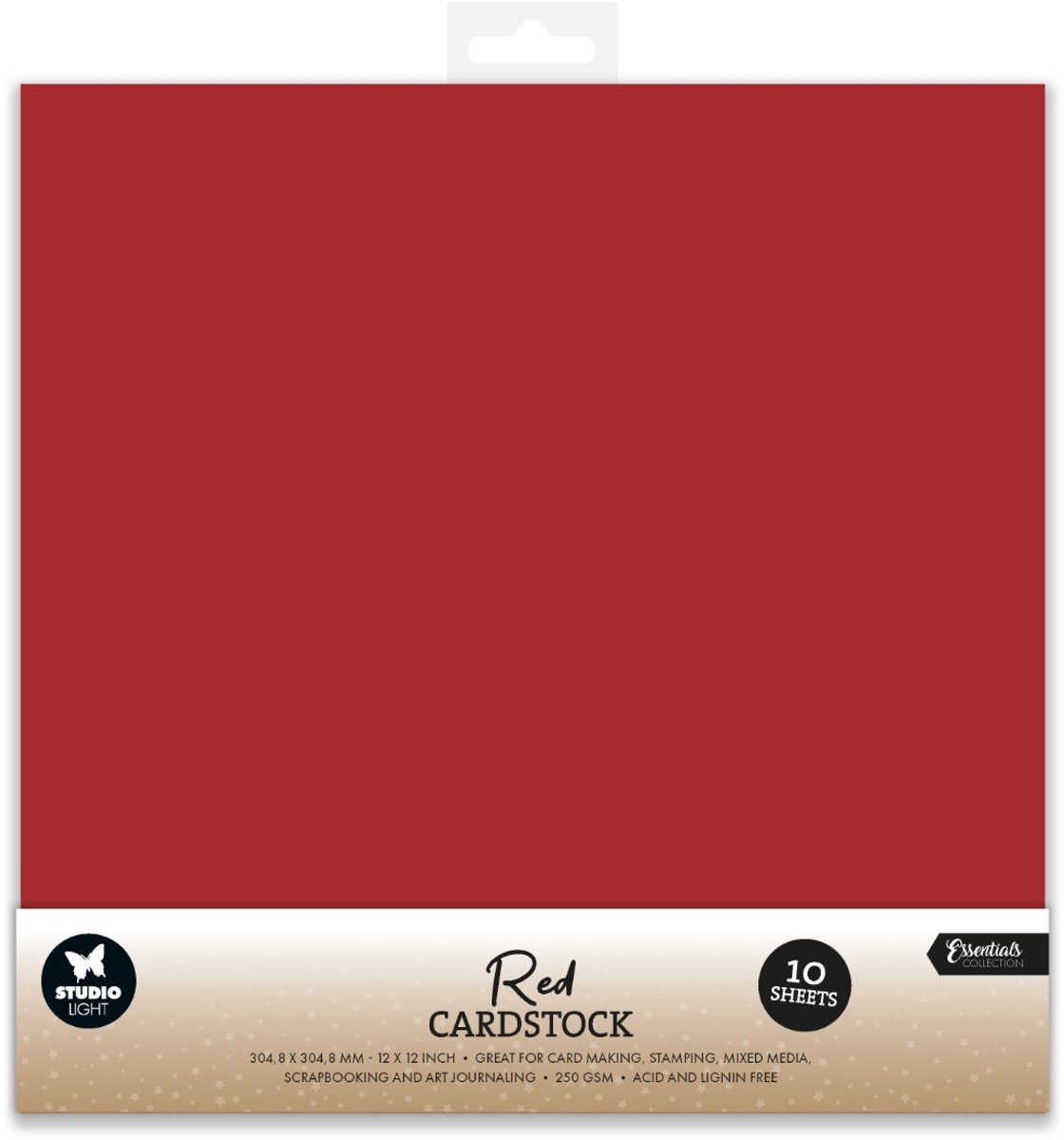 Paper set Christmas red scrapbook - Essentials nr. 60