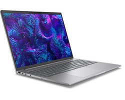 "HP ZBook 8 G1i 16 Intel Core Ultra 7 255H Mobiel werkstation 40,6 cm (16"") WUXGA 32 GB DDR5-SDRAM 1 TB SSD NVIDIA RTX 500 Ada Wi-Fi 7 (802.11be) Windows 11 Pro AI Workstation, AI PC Zilver"