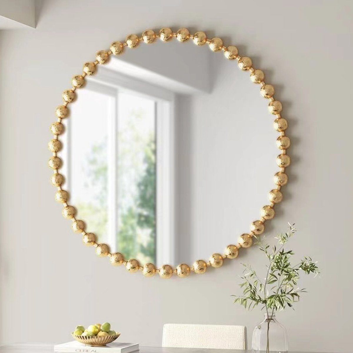 Milton & Oldbrook Wandspiegel Ø 52,5 cm Elena Goud
