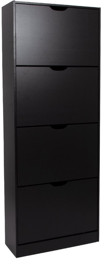 Armoire à chaussures Milton & Oldbrook Noto Zwart