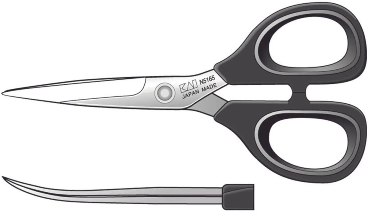 Kai N5165C naaischaar gebogen