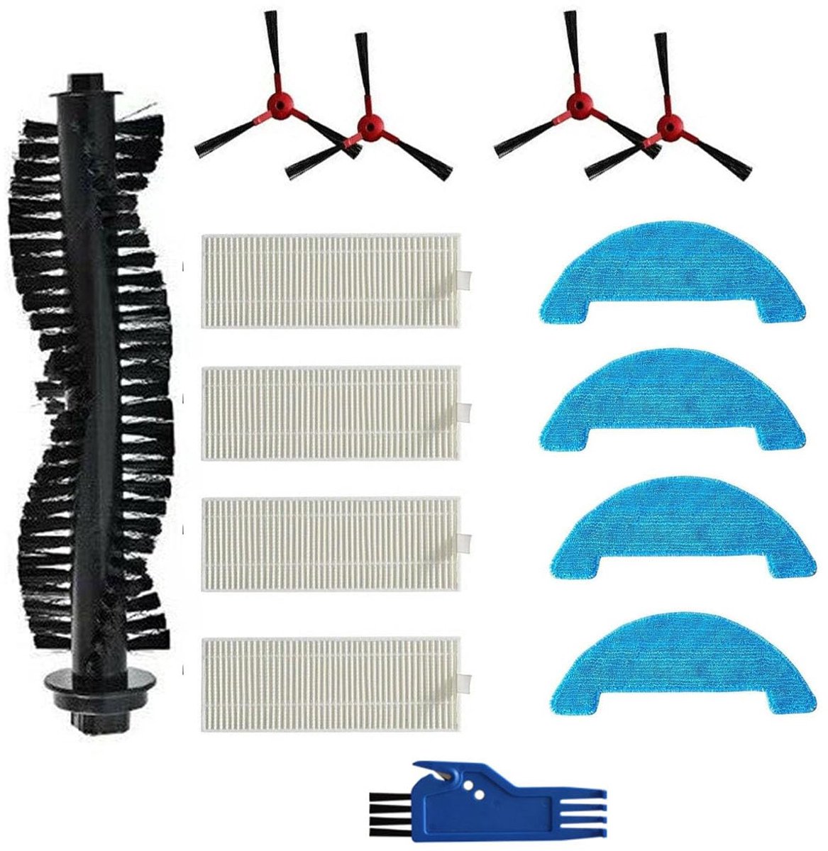 Vervangende Onderdelen voor Robot Stofzuiger - Accessoire Kit - 13 Stuks