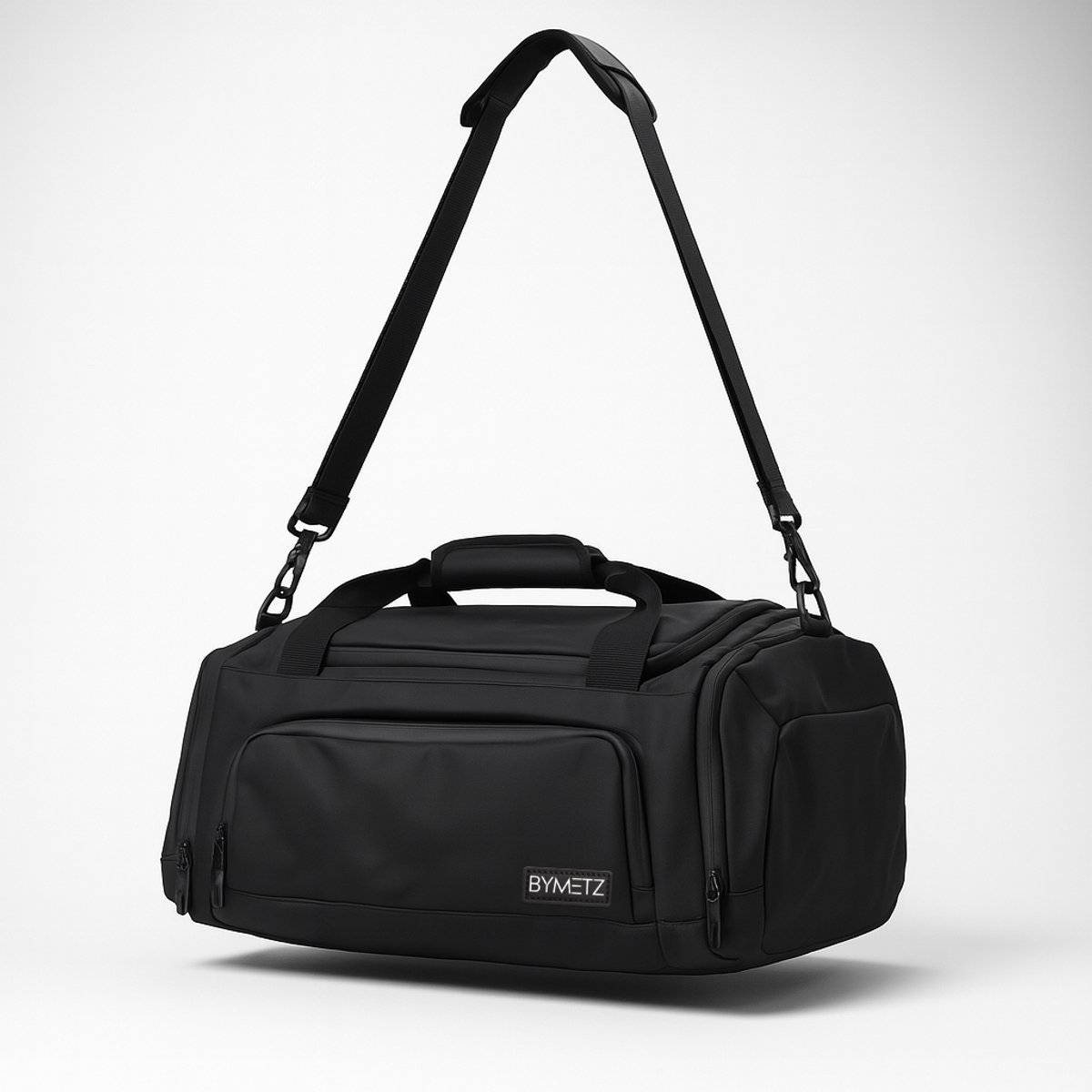 ByMetz 55x40x20 Handbagage Reistas Rugzak - Waterdicht 3-WAY - Zwart