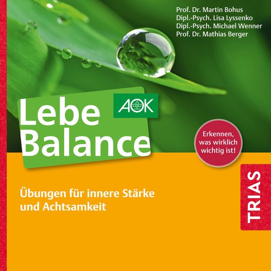 Lebe Balance Audio-CD - cover