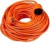 Technik Verlengsnoer 30 meter - H05VV-F - 3x1.5mm² - Geaard - Oranje