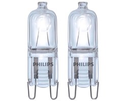 Philips EcoHalo Clickline G9 - Halogeen Lampjes Insteek - 28W 2800K 370lm 230V - Warm Wit - Duo Pack