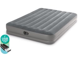 Intex Prestige Mid-Rise luchtbed - Queensize - Ingebouwde elektrische pomp - 191x99x30cm - 2 persoons