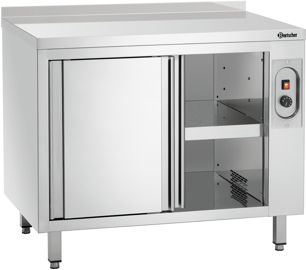 Bartscher Warmkast 700 - B1000 MA - 2 Schuifdeuren - 20–80°C - 230V - 1000x700x850mm