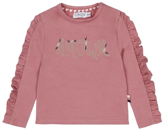 T-shirt Dirkje Filles - Mauve