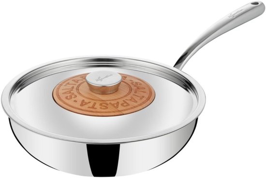 Salter Wok Lagostina Emozione + Couvercle avec Insert Cherry