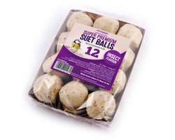 Suet To Go Vetbollen - Insecten - 12x85g Natuurlijke Wintervoeding voor Tuinvogels