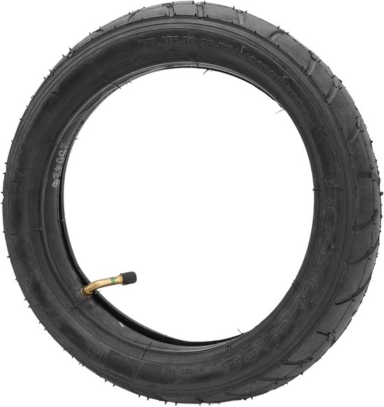 Foto: Fietsenbanden vervangende binnenband kinderfietsband opblaasbaar rubber met stretch en schokabsorptie voor kinderwagen 280x65 203
