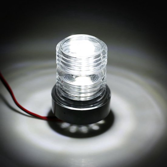 Marine Boot Anker Licht Yacht Navigatie LED Alle Ronde 360 °12 V Wit Waterdichte Signaal Lamp Boog Lichten Cockpit Draagbare-Navigatieverlichting Voor Boten
