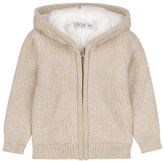 Dirkje Gilet Filles - Beige gris
