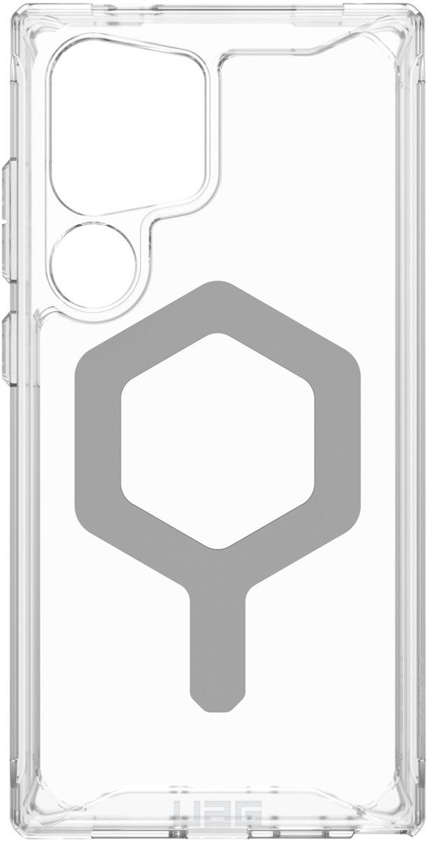 Urban Armor Gear Plyo Samsung Galaxy S24 Ultra Hoesje Ice Zilver