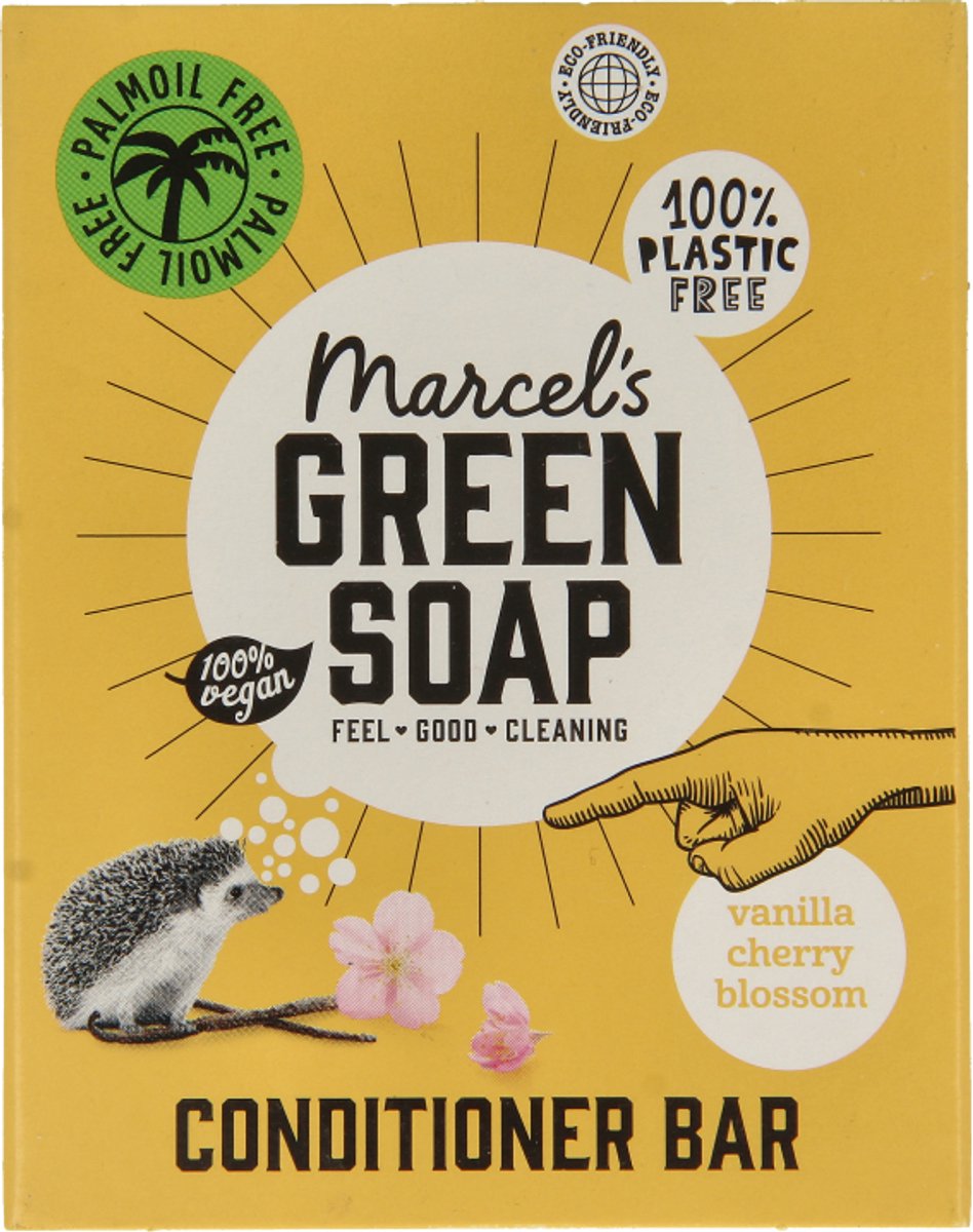 Marcel's Green Soap Conditioner Bar Vanilla & Cherry Blossom - 60 gr