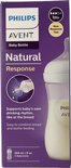 Philips Avent Natural Response babyfles, 260ml, met een nieuwe speen.