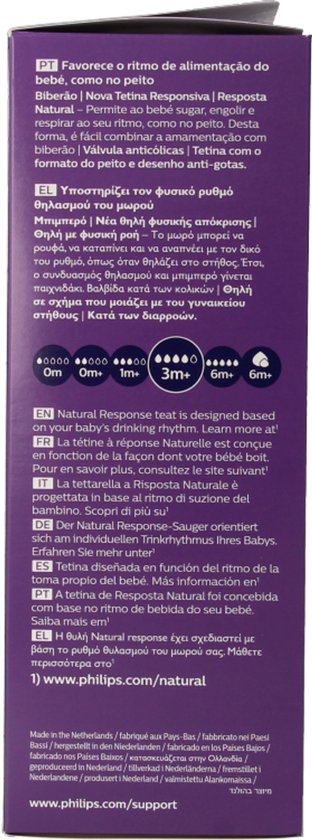 Philips Avent Natural Response Babyfles 330ml – Flow 4- 1 fles - SCY906/01