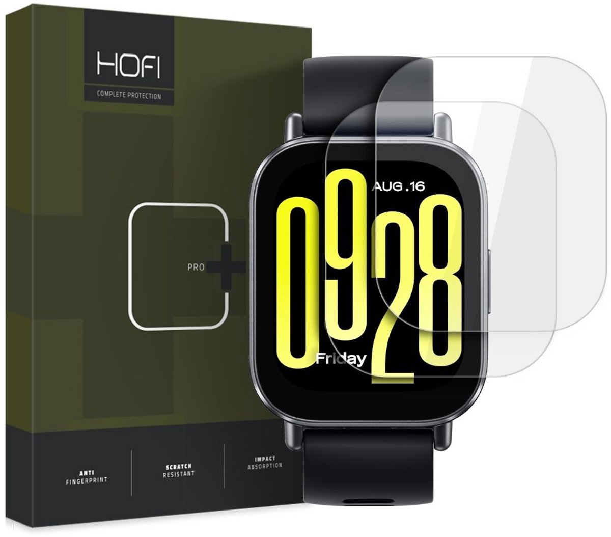 Hofi Gehard Glas Voor Xiaomi Redmi Watch 5 Actieve 2-Pack Bescherming