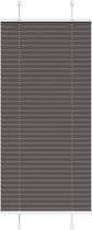 vidaXL - Plissé - rolgordijn - 65x150 - cm - stofbreedte - 64,4 - cm - polyester - zwart