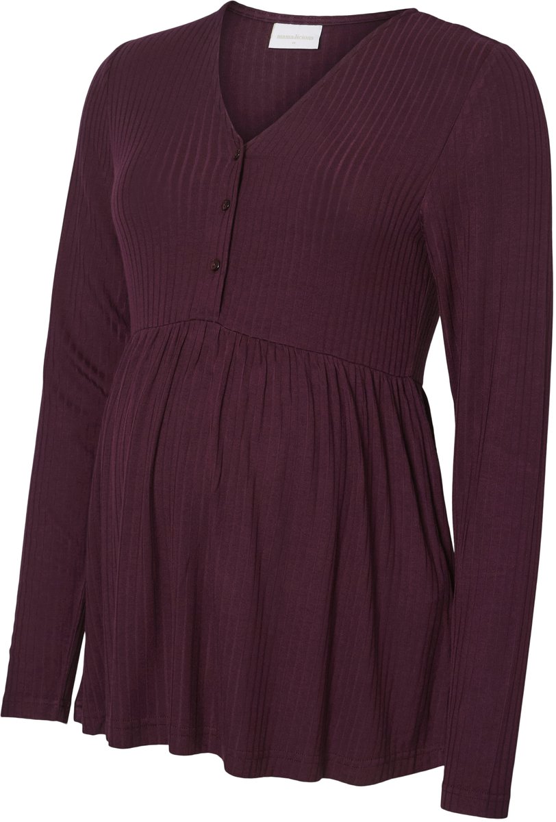 MAMALICIOUS - MLTRINITY LIA LS JRS TOP 2F - Dames - Blouses