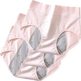 JGS Premium - Lekvrije Broek voor Urine-incontinentie - Grote Maten - Herbruikbaar Ondergoed - Vrouwen - 3-pack