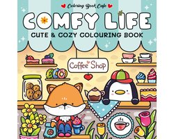 Cozy Colouring Books from the Colouring Book Cafe- Comfy Life