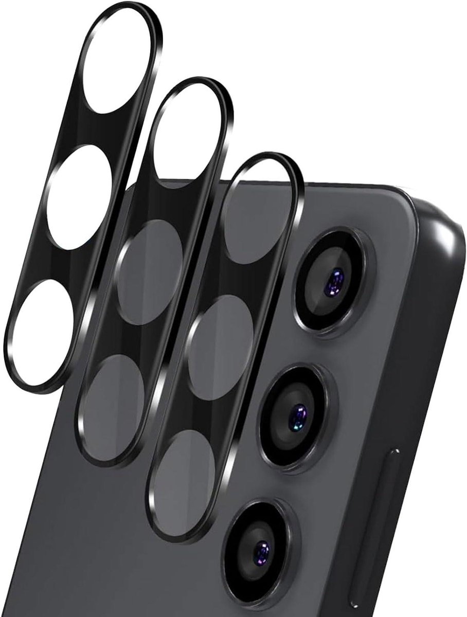 JGS Premium - Set van 3 camera beschermers voor Samsung Galaxy S24 Plus - Krasbestendig - 9H hardheid - Snelle installatie.