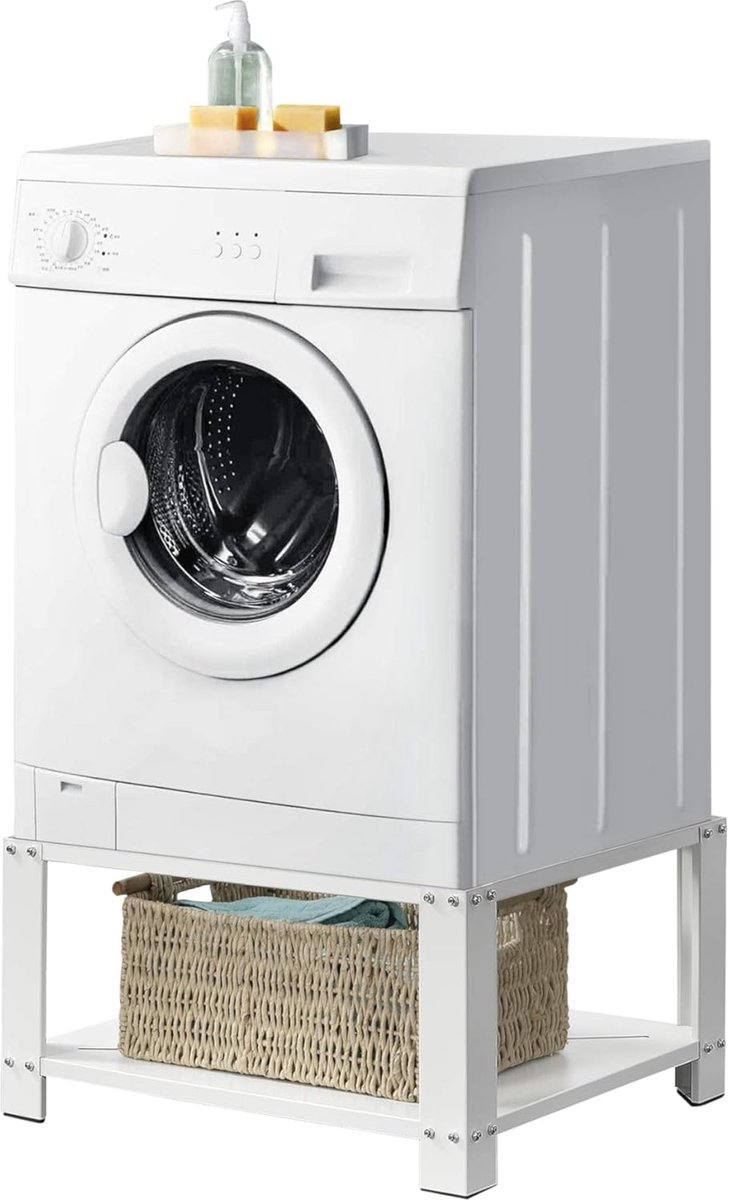 Lexium Wasmachine verhoger met lade - Wasmachine verhoger - Wasmachine sokkel - Wasmachine verhoger met lade - Wasmachine opbouwmeubel